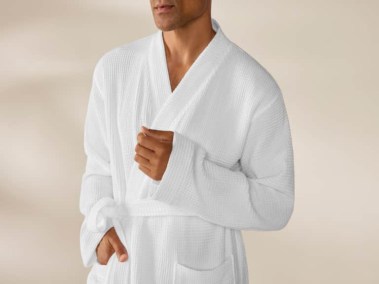 Unisex Organic Waffle Robe image
