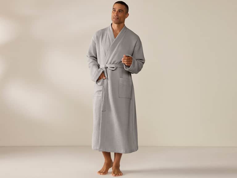 Unisex Organic Waffle Robe image