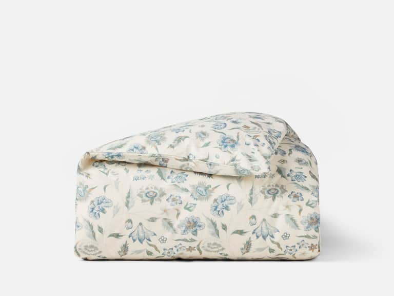 Viola Organic Print Duvet Cover image