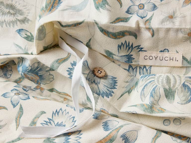 Viola Organic Print Duvet Cover image