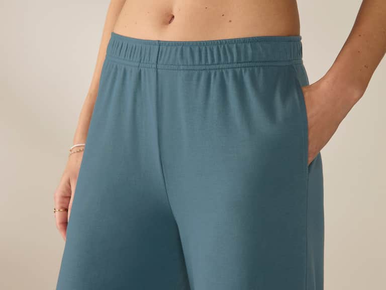 Women's Pima Organic Knit Wide Leg Pant image