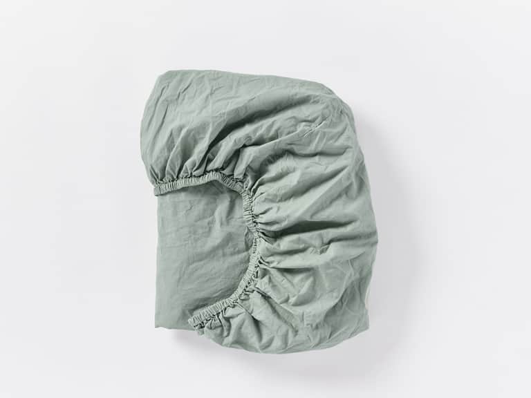 Organic Crinkled Percale&trade; Fitted Sheet image