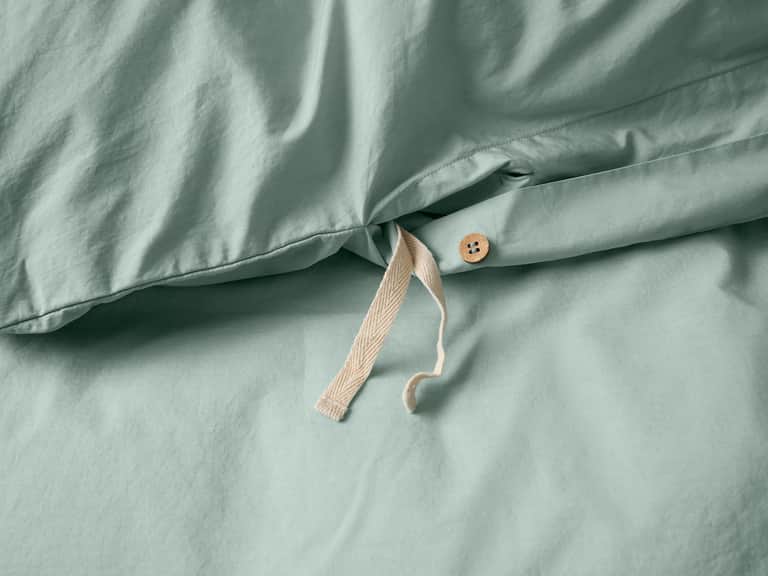 Refined Organic Percale Duvet Cover image