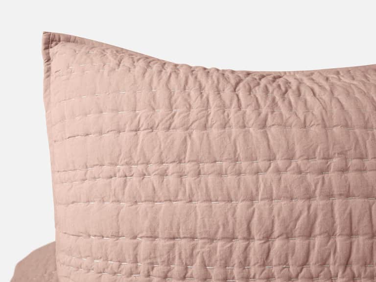 Channel Handstitched Organic Sham image