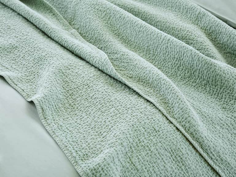 Cascade Organic Matelasse Coverlet image