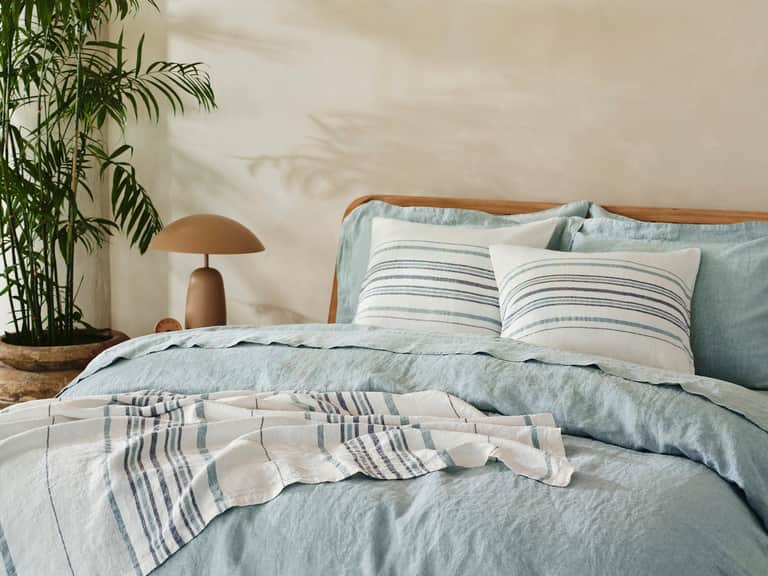 Organic Relaxed Linen Duvet Cover image