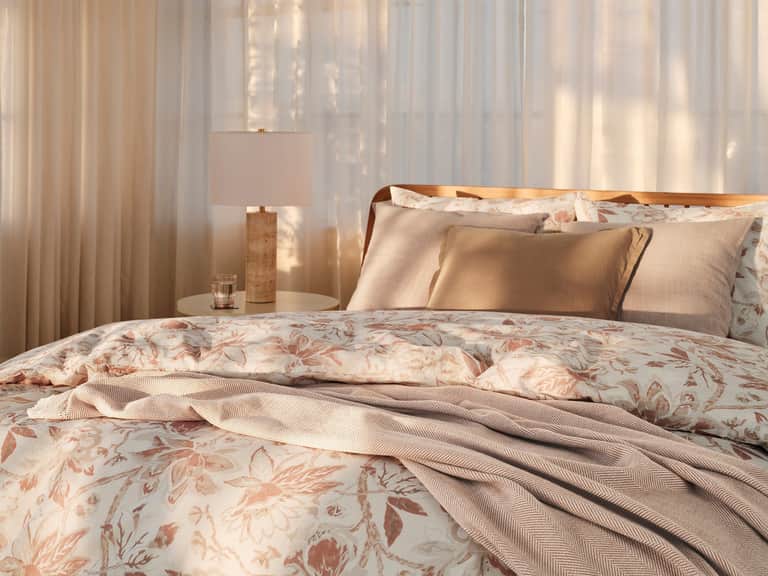 Sea Bloom Print Duvet Cover image