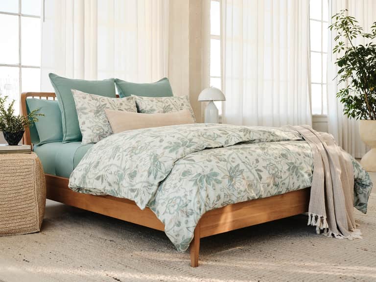 Sea Bloom Print Duvet Cover image