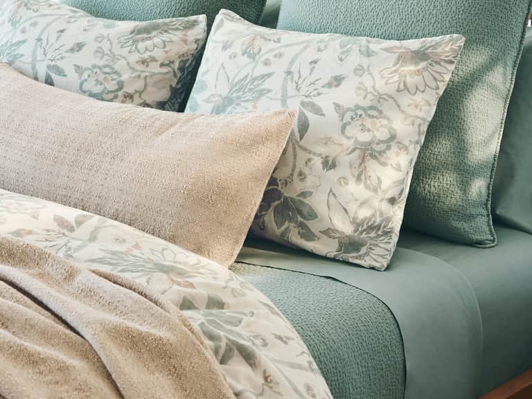 Sea Bloom Print Sham image