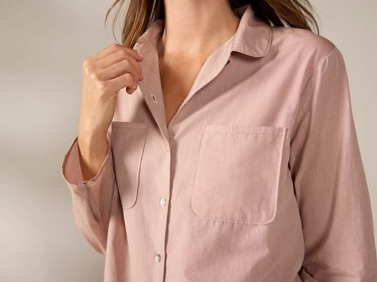 Women's Isla Organic Cotton Long Sleeve Pajama Set image