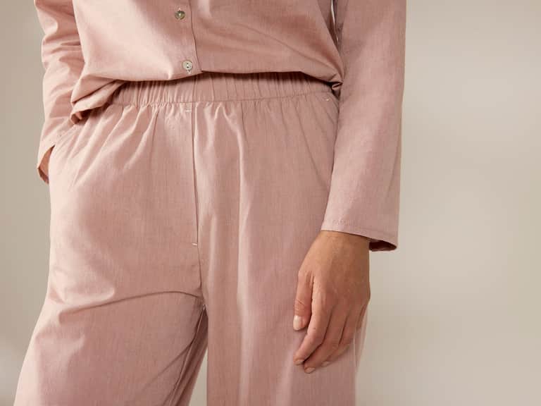 Women's Isla Organic Cotton Long Sleeve Pajama Set image