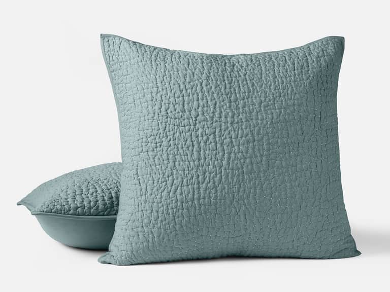 Pebbled Handstitched Organic Sham image