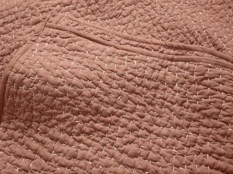 Pebbled Handstitched Organic Quilt image