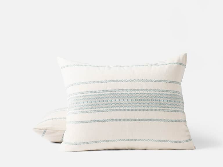 Rippled Stripe Organic Sham image