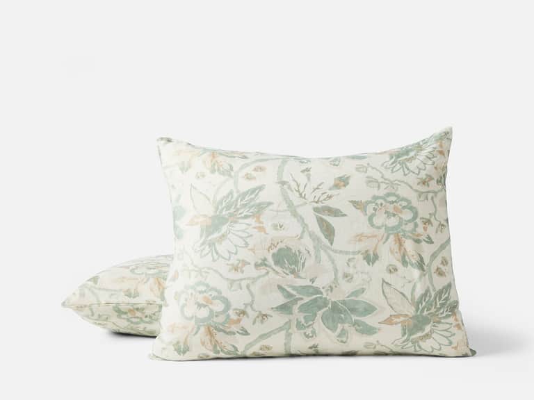 Sea Bloom Print Sham image