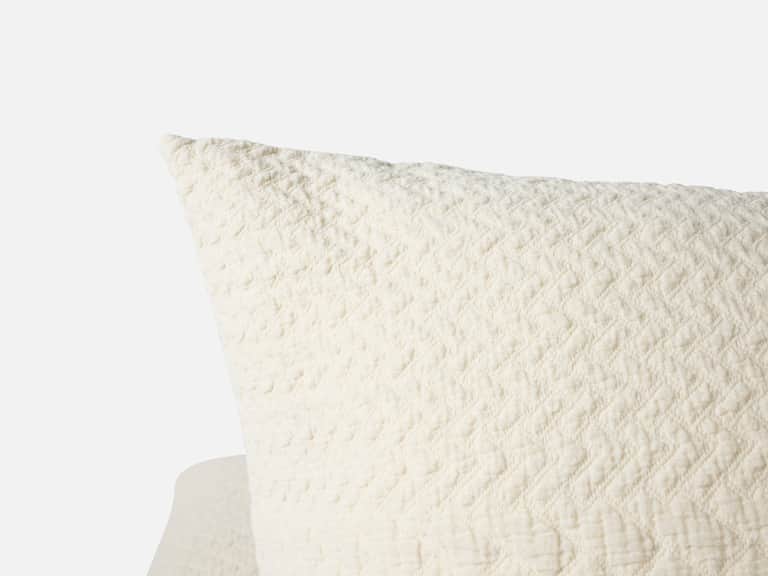 Angeles Organic Matelasse Sham image