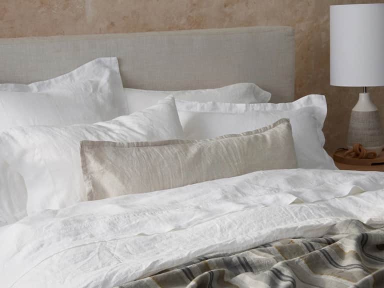 Organic Relaxed Linen Decorative Pillow Cover image