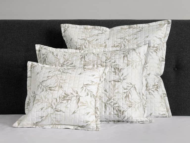 Natura quilted decorative pillow sham image