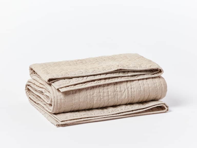 Channel Handstitched Organic Quilt image