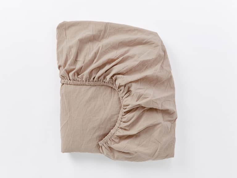 Organic Crinkled Percale&trade; Fitted Sheet image