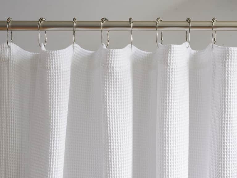 Organic Waffle Shower Curtain image