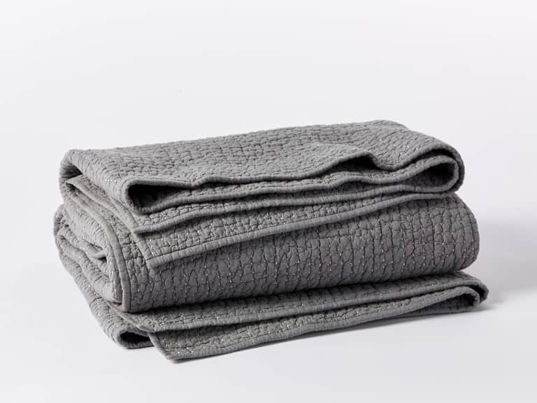 Pebbled Handstitched Organic Quilt image