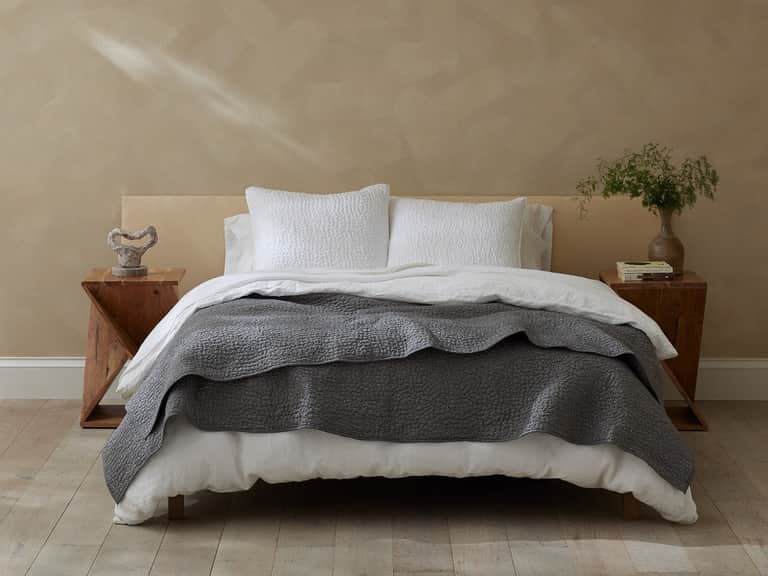 Pebbled Handstitched Organic Quilt image