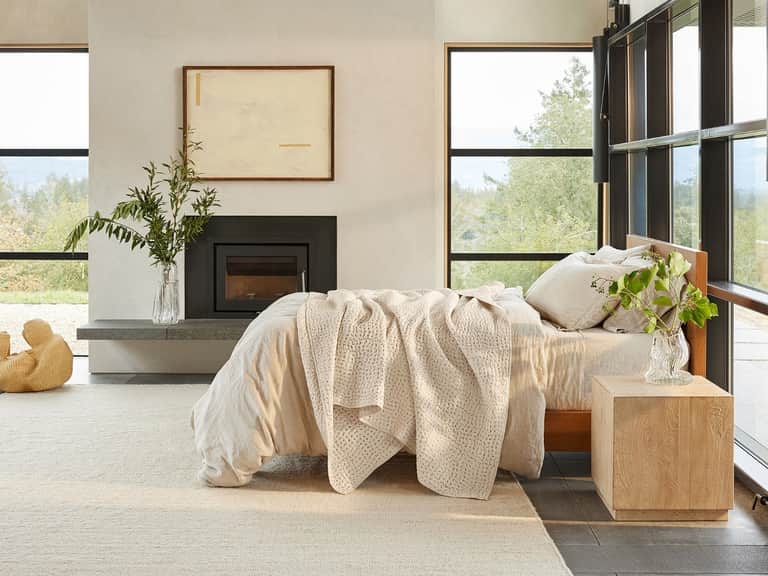 Pebbled Handstitched Organic Quilt image