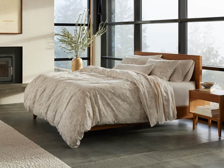 Solana Organic Print Duvet Cover image