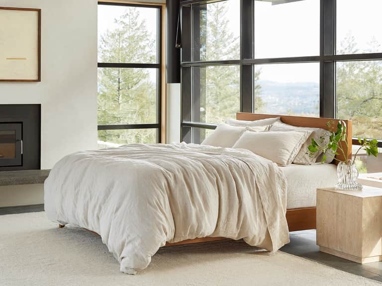 Organic Relaxed Linen Duvet Cover image