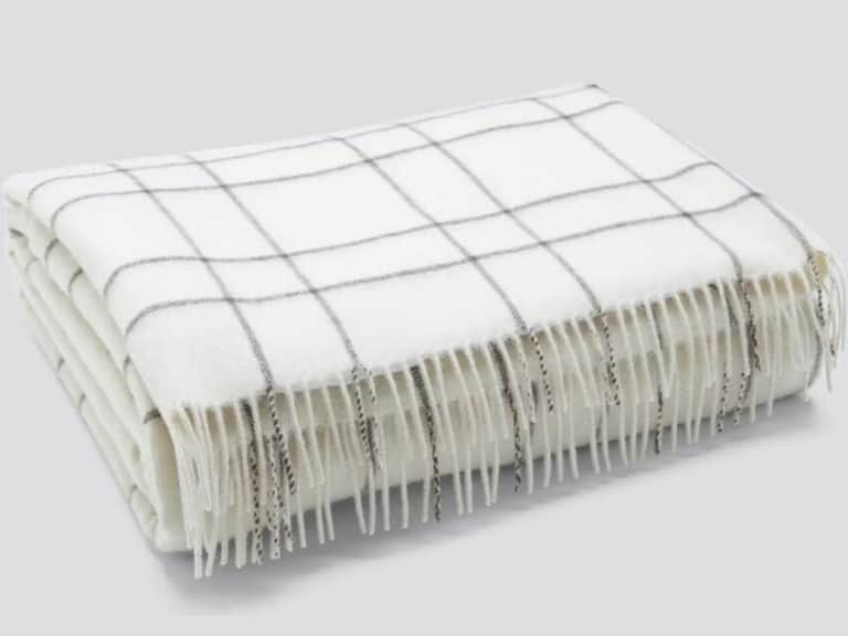 Pinstripe Plaid Throw image