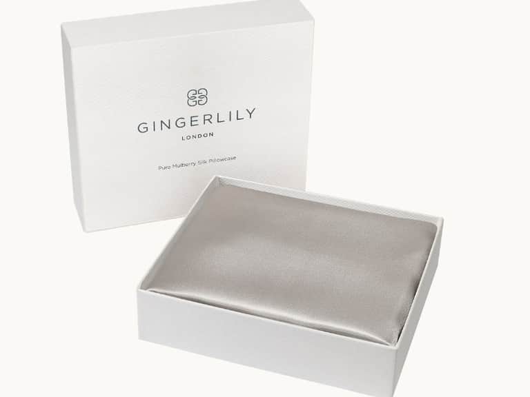 Beauty Box Mulberry Silk Pillowcase Silver Grey image