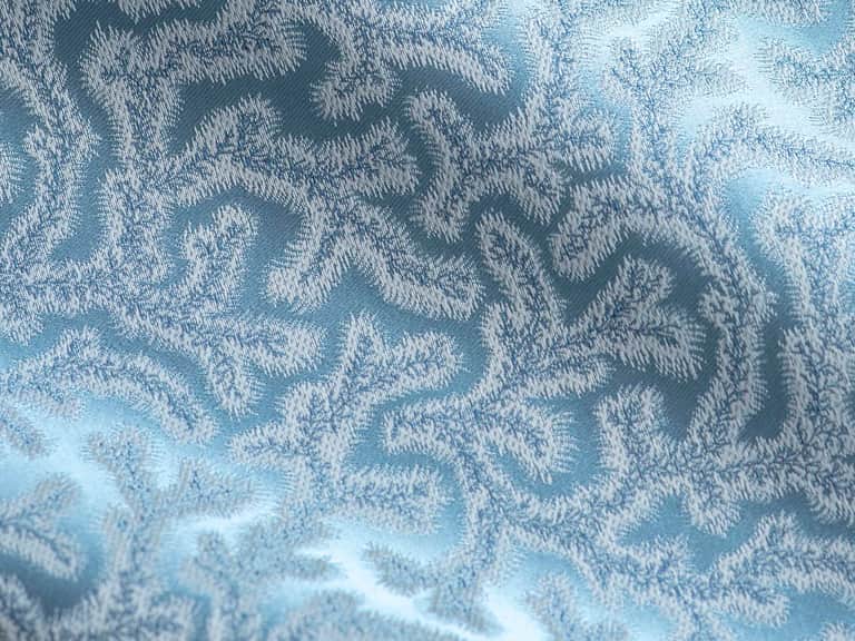 Coral Fern Silk Eiderdown - Blue image