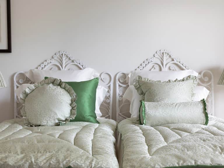 Coral Fern Silk Eiderdown - Green image