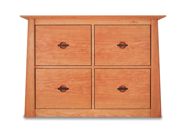 Cherry Moon 4-Drawer File Credenza image
