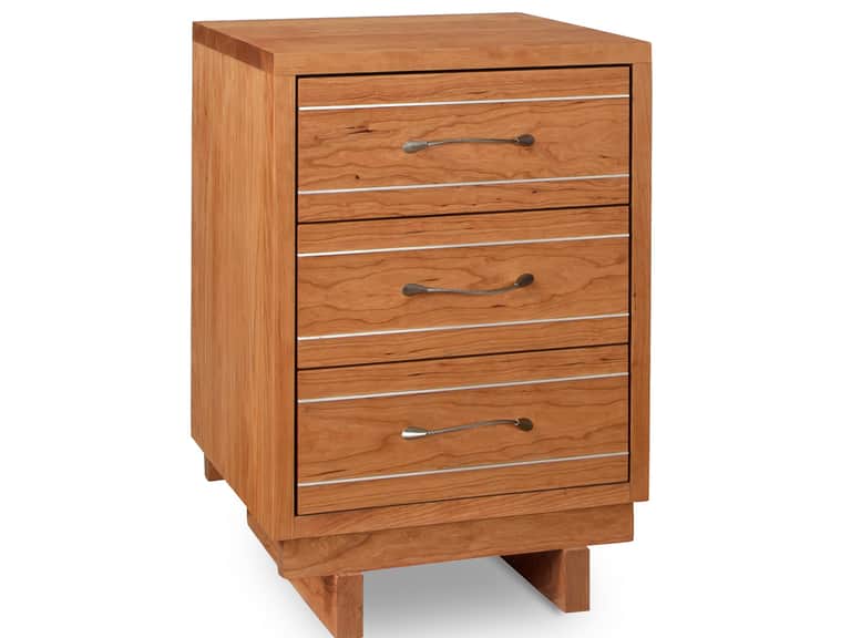 Contemporary Cable 3-Drawer Nightstand image