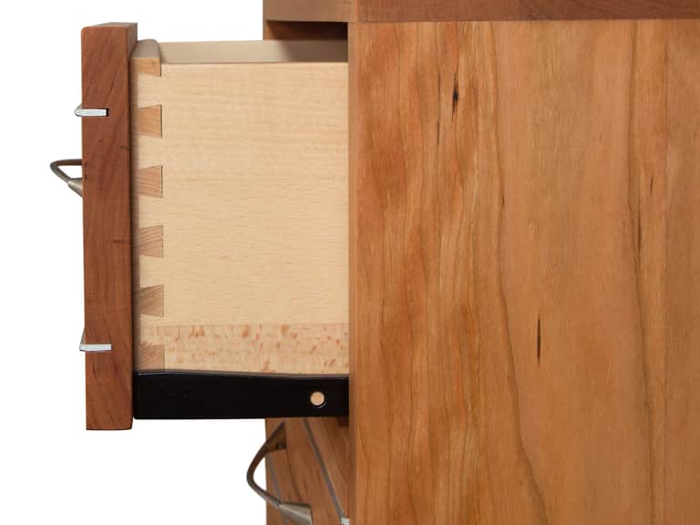 Contemporary Cable 3-Drawer Nightstand image