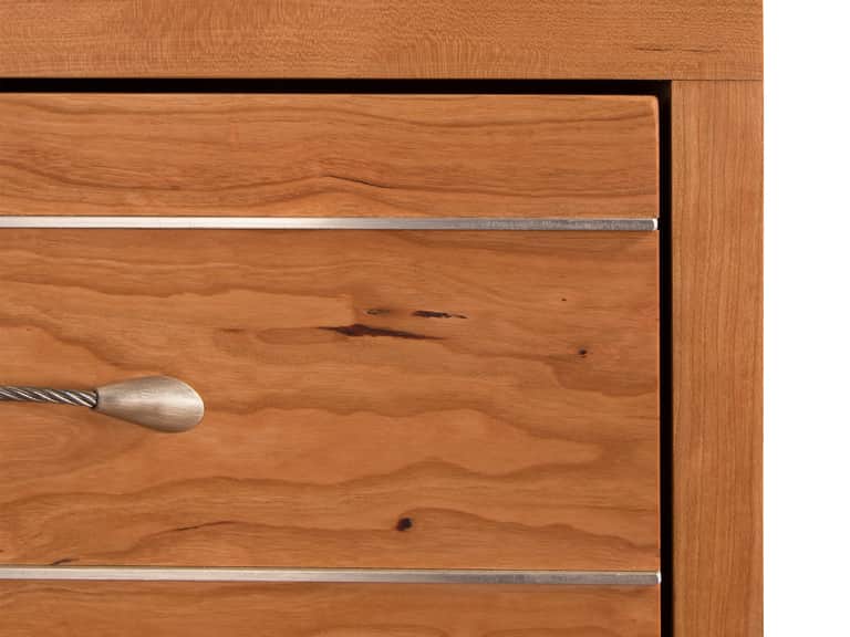 Contemporary Cable 3-Drawer Nightstand image