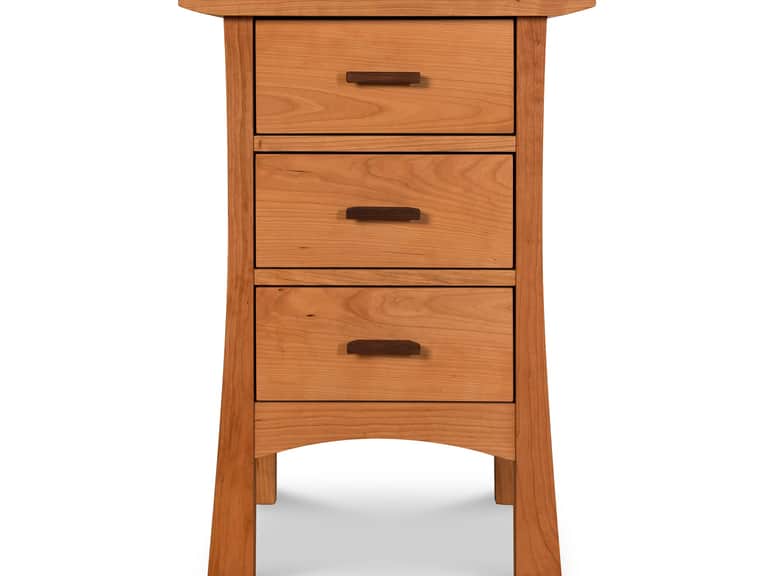 Contemporary Craftsman 3-Drawer Nightstand image