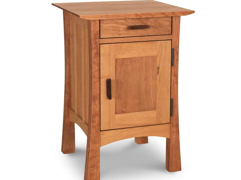 Contemporary Craftsman 1-Drawer Nightstand with Door image