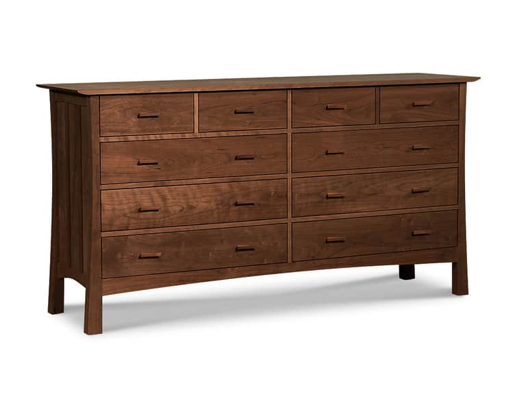 Contemporary Craftsman 10-Drawer Wide Dresser image
