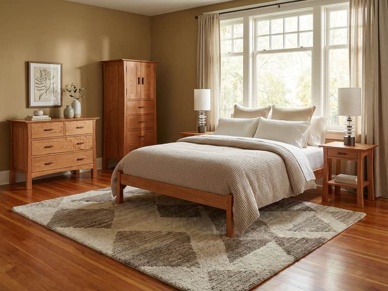 Contemporary Craftsman Studio-Style Platform Bed image