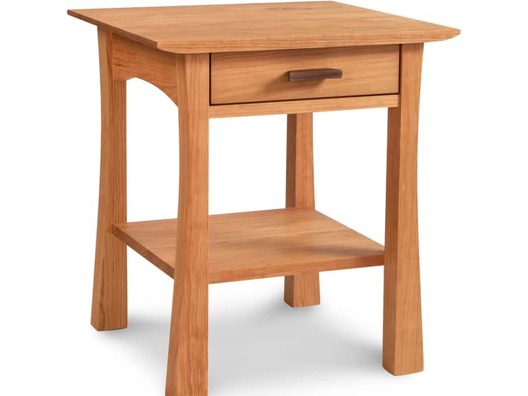 Contemporary Craftsman 1-Drawer Open Shelf Nightstand image