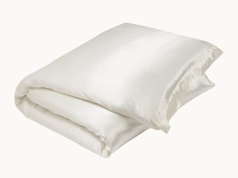 Ivory Silk Duvet Cover image