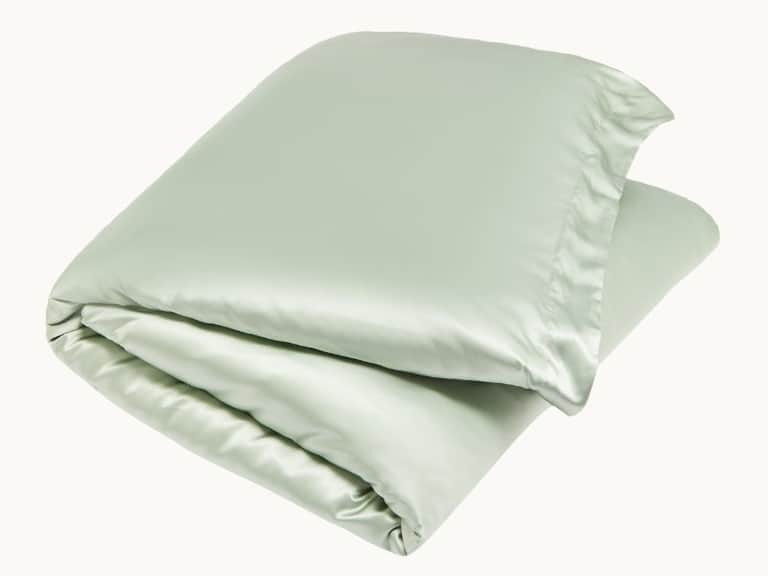 Sage Silk Duvet Cover image