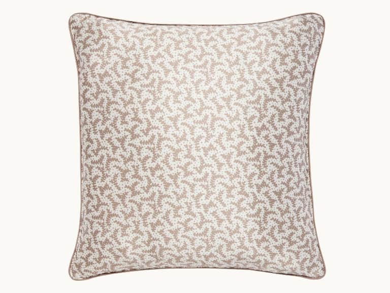 Fern Silk Piped Decorative Cushion Cover image