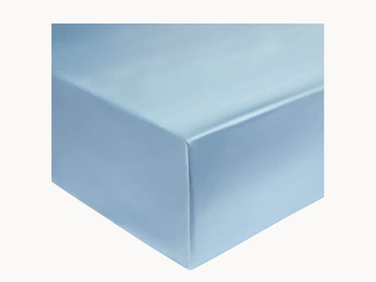 Summerhill Blue Silk Fitted Sheet image
