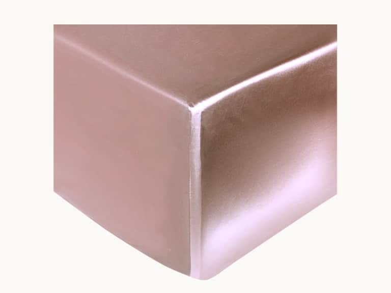 Vintage Pink Silk Fitted Sheet image