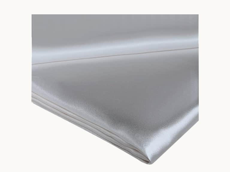 Silver Grey Silk Flat Sheet image