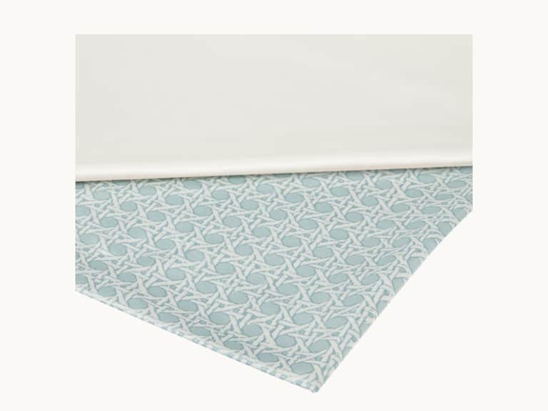 Rattan Blue Silk Flat Sheet image